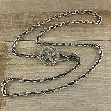 OVAL CHAIN 100 type of SILVER COIN HOOK