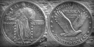 Standing Liberty Quarter Dollar | スタンディングリバティー　クォーターダラー